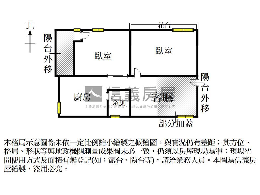 裕農路電梯兩房車位房屋室內格局與周邊環境