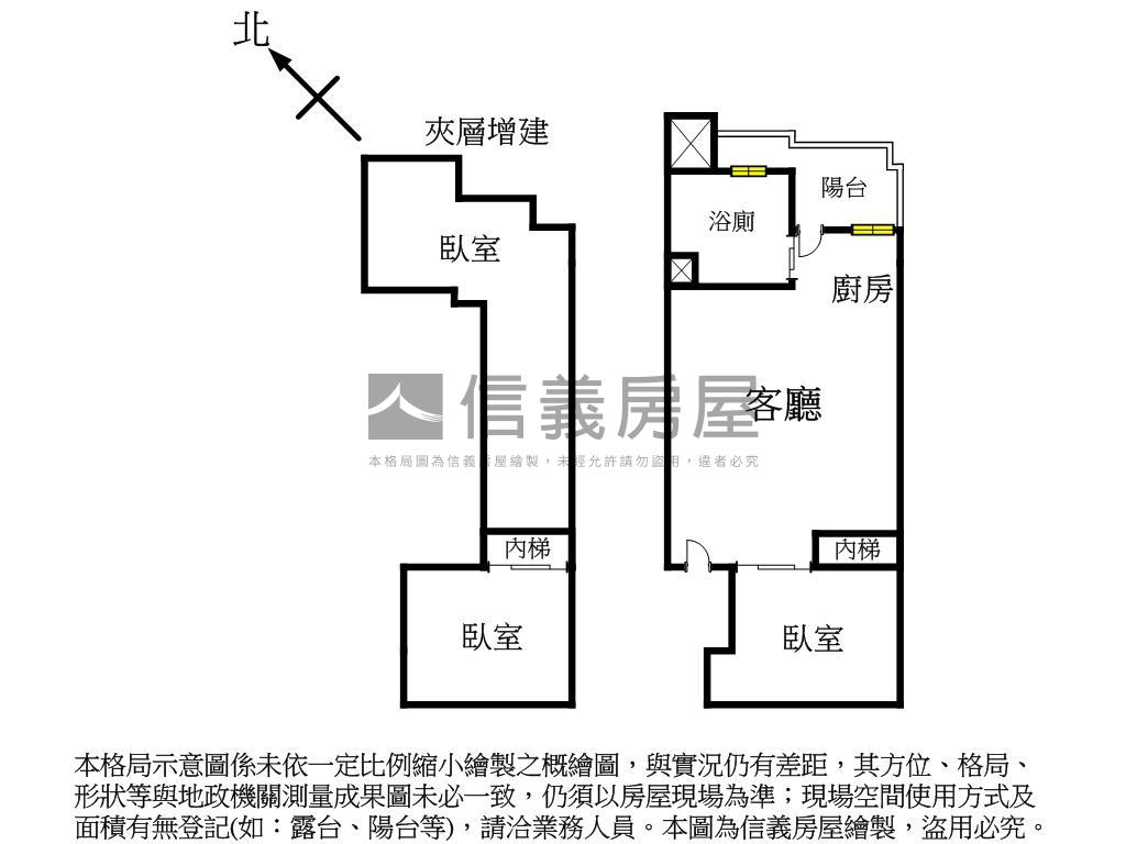 Ｆ１小資美妝大空間房屋室內格局與周邊環境