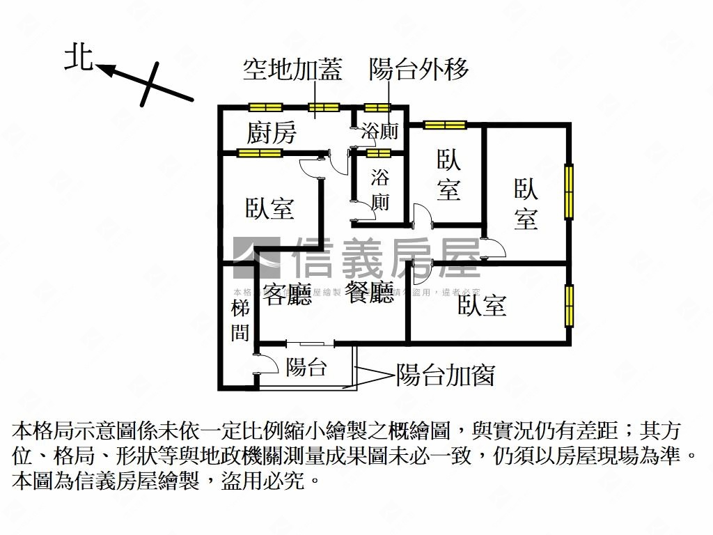 中正方正採光美寓房屋室內格局與周邊環境