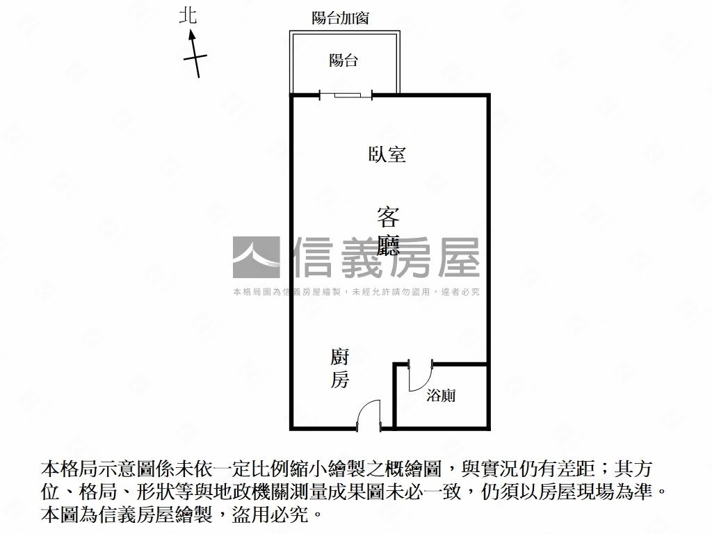 北區有陽台視野景觀套房房屋室內格局與周邊環境