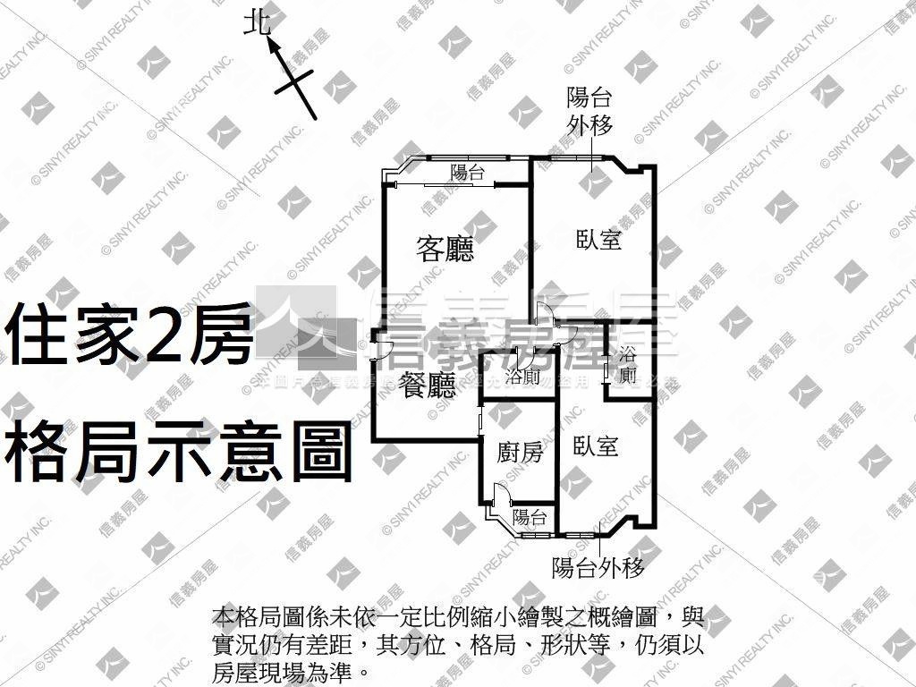 中山國中僑大花園景觀住辦房屋室內格局與周邊環境