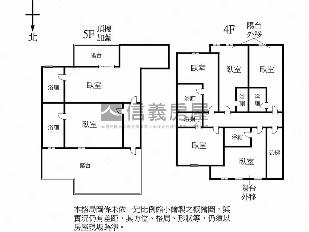 民生頂加收租隔套大空間房屋室內格局與周邊環境