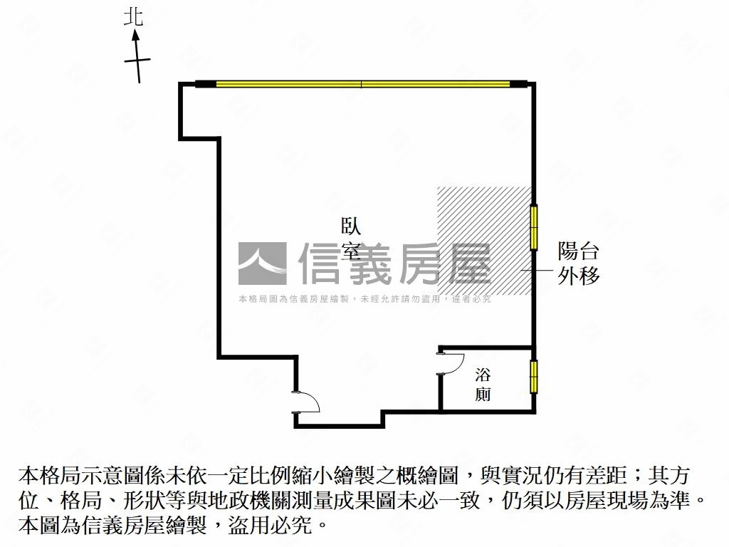 鹽行全新完工採光套房Ａ４房屋室內格局與周邊環境