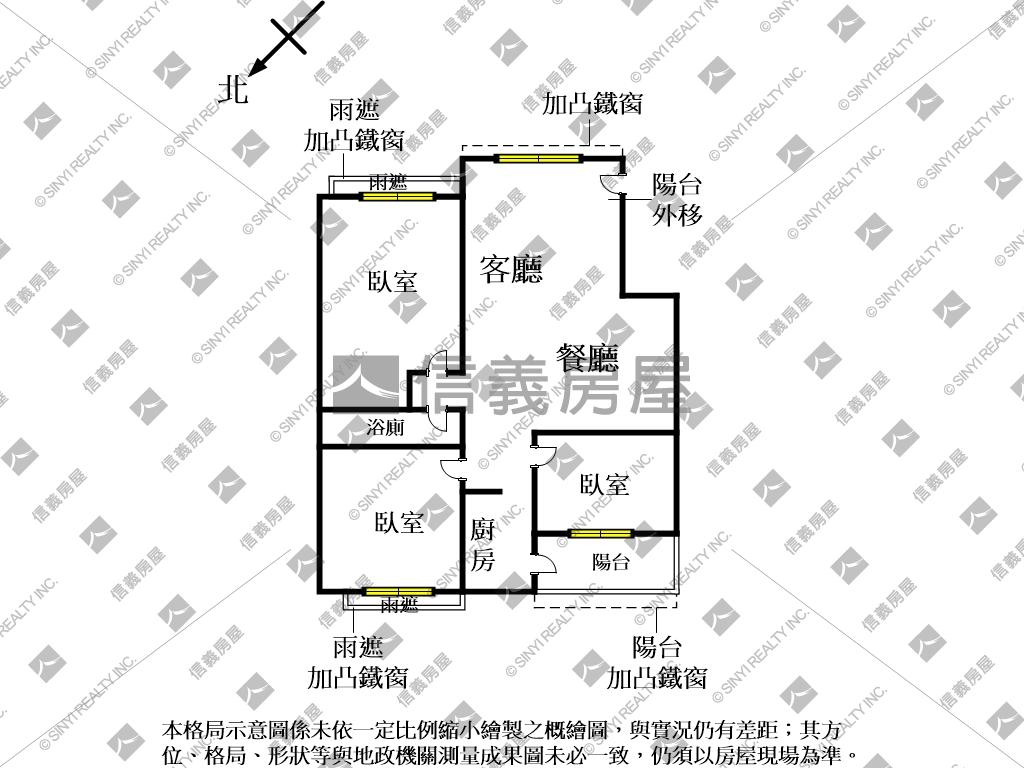 忠孝華廈電梯三房平面車位房屋室內格局與周邊環境