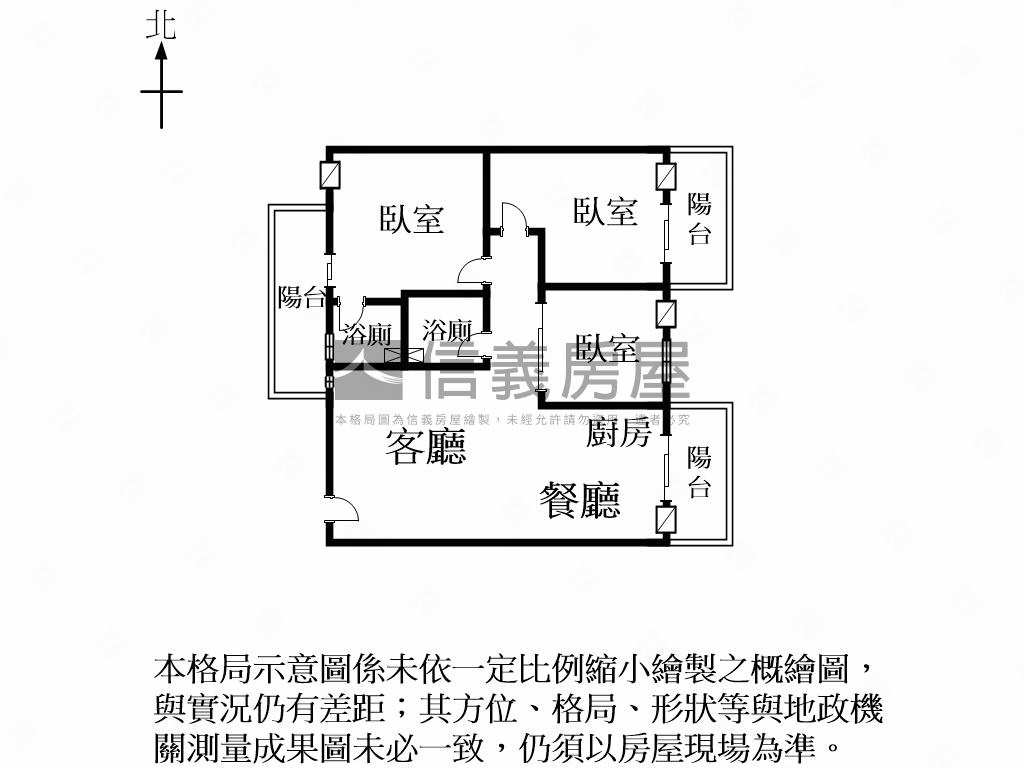 鹽行商圈稀有三房房屋室內格局與周邊環境