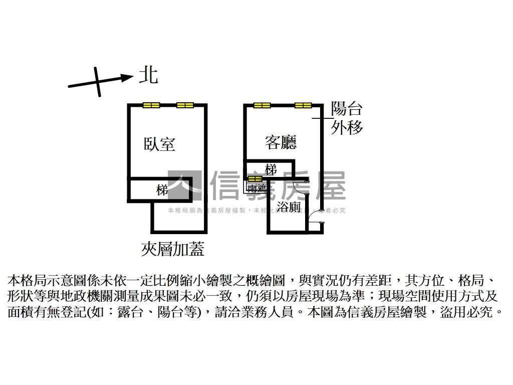 大任雙城採光棒房屋室內格局與周邊環境
