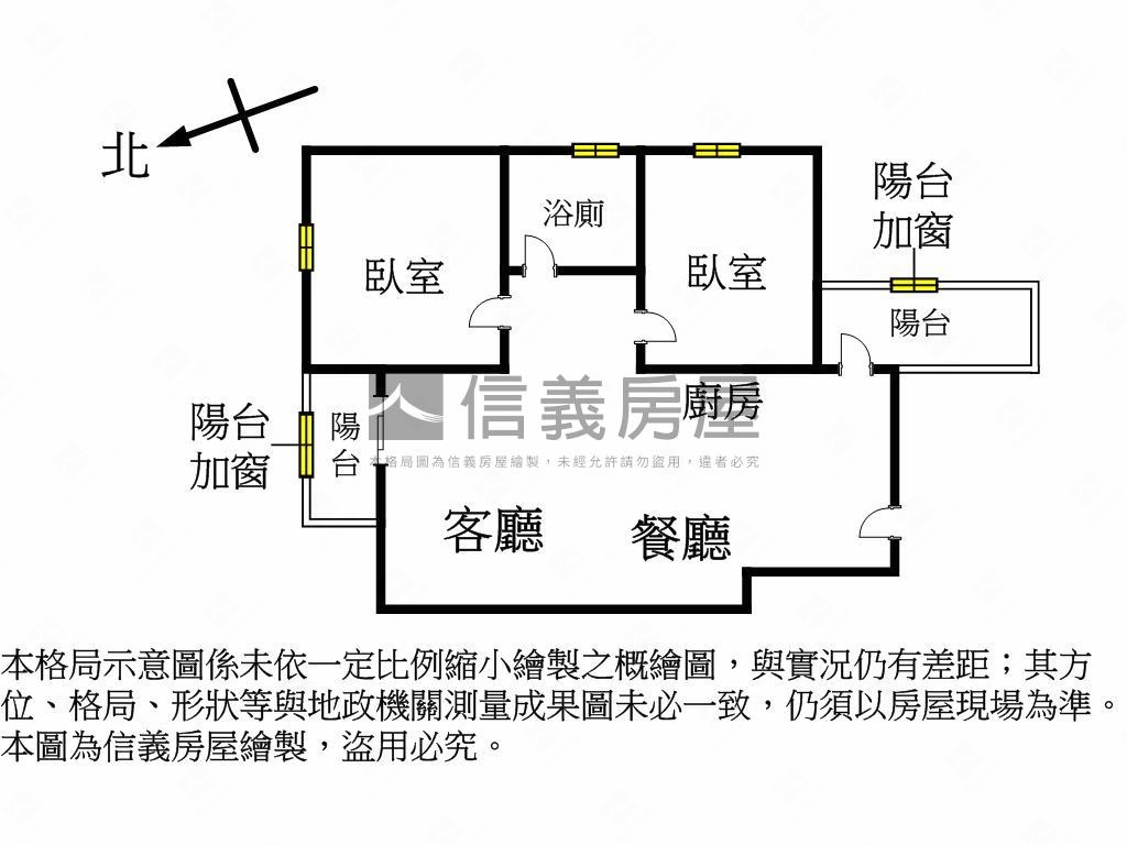 小資幸福成家兩房房屋室內格局與周邊環境