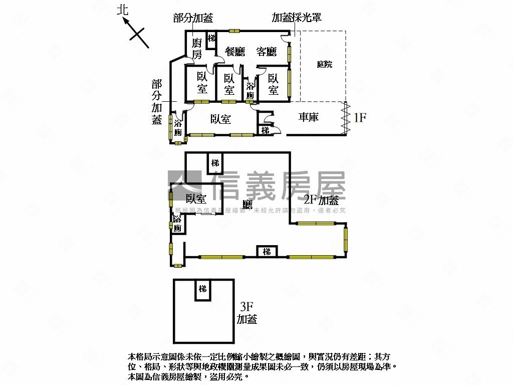 青青草原朝東南別墅房屋室內格局與周邊環境