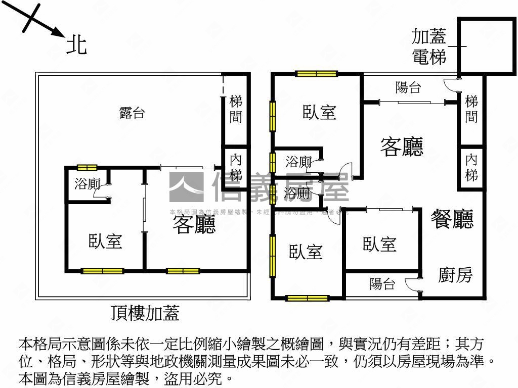 裝新電梯★莊敬邊間大空間房屋室內格局與周邊環境