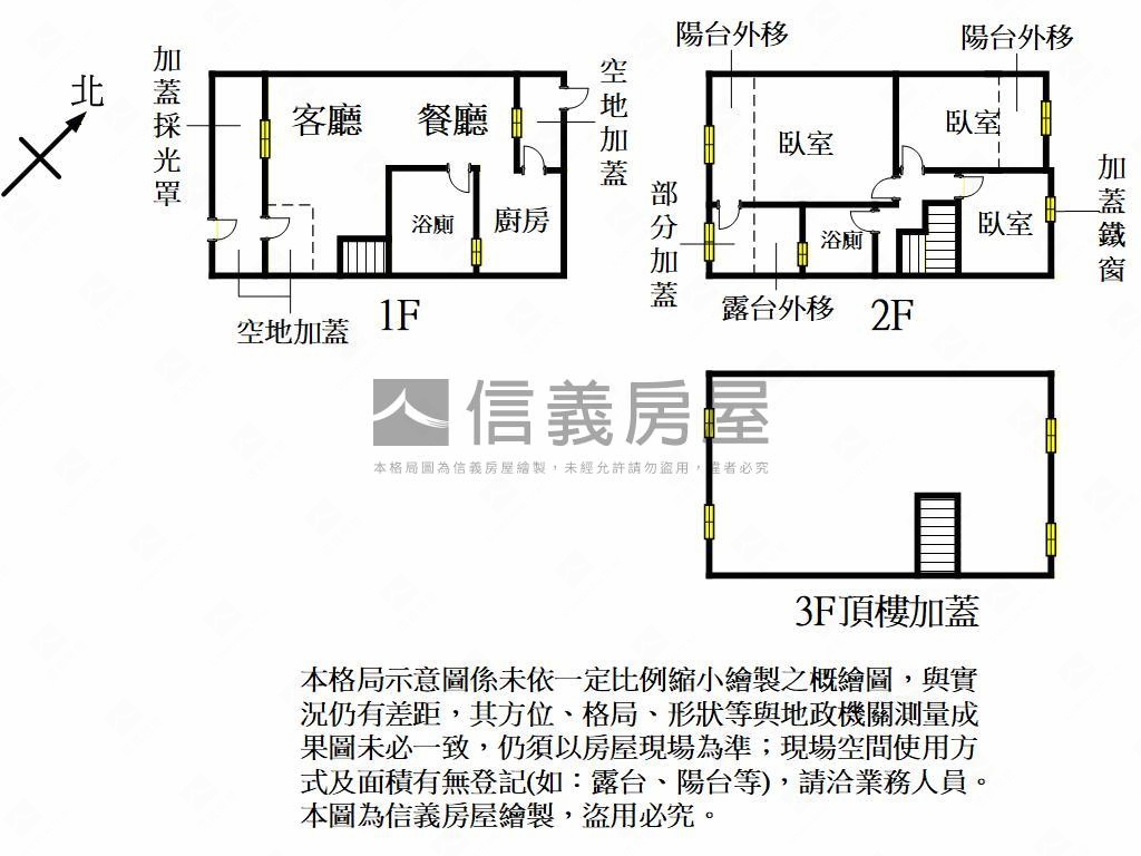 楊梅高中大露台美妝透天房屋室內格局與周邊環境