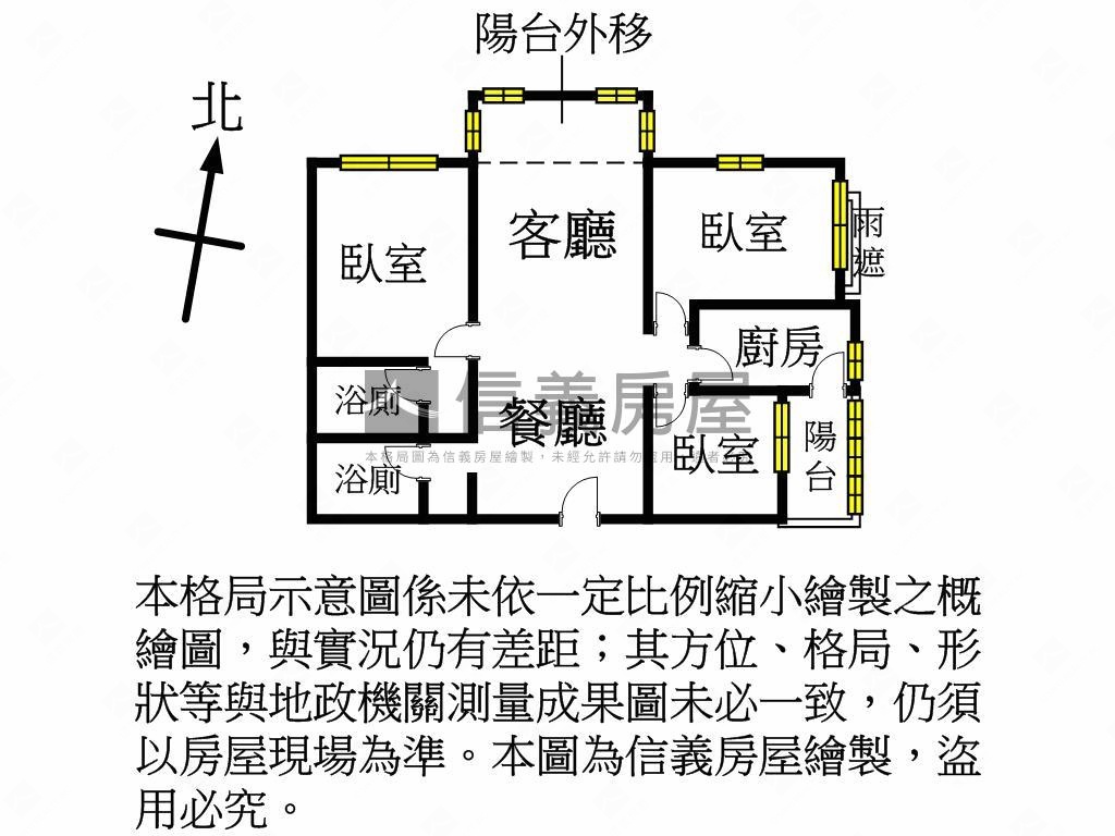 市府商圈縣府敦品３房車位房屋室內格局與周邊環境