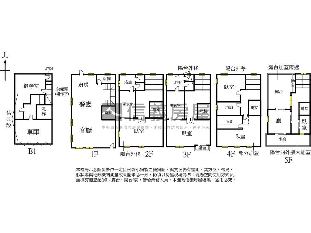 精銳仰極Ａ★五房電梯別墅房屋室內格局與周邊環境
