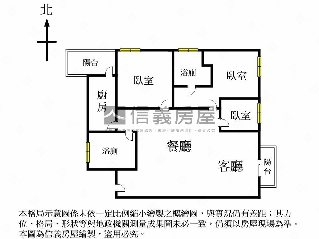 北區質感順天謙華三房平車房屋室內格局與周邊環境