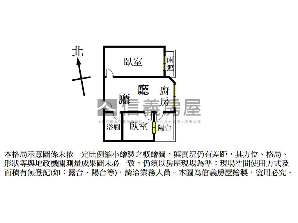 新森活高樓美屋２房車位房屋室內格局與周邊環境