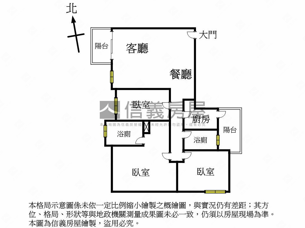 鵬程ＮＥＷ１溫馨３房平車房屋室內格局與周邊環境