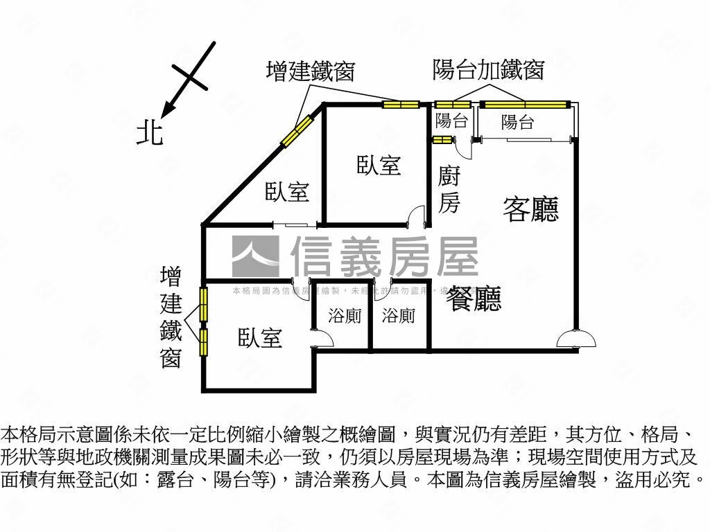 三多商圈機能美三房房屋室內格局與周邊環境