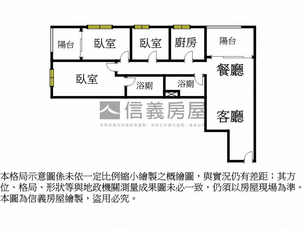 全新即將交屋三房車位房屋室內格局與周邊環境