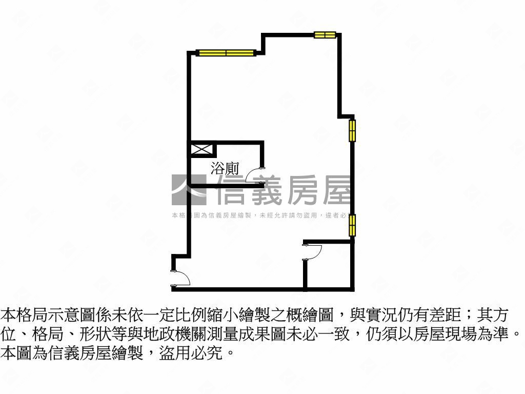 中央公園辦公好所在房屋室內格局與周邊環境