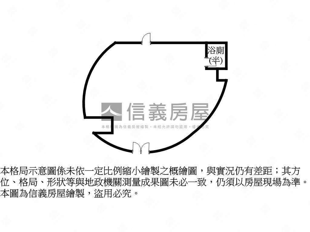 麟光信義全新燙金店面房屋室內格局與周邊環境
