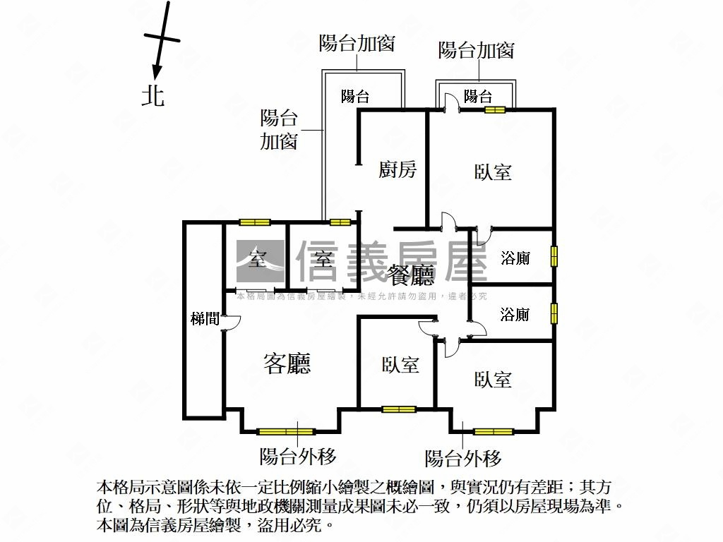 天母美洲名廈房屋室內格局與周邊環境