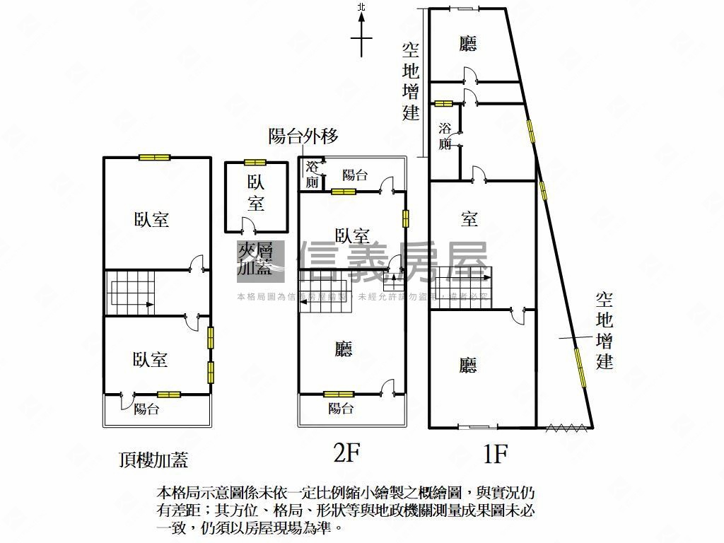 近雙軌正街邊間透天房屋室內格局與周邊環境