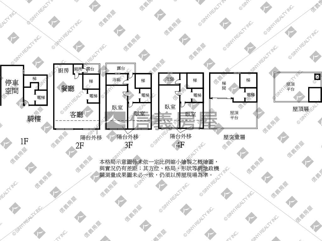 潭子臨路電梯４房別墅房屋室內格局與周邊環境