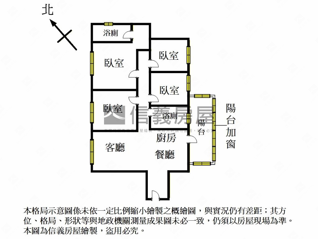 世紀．鑫城４房平面車位房屋室內格局與周邊環境