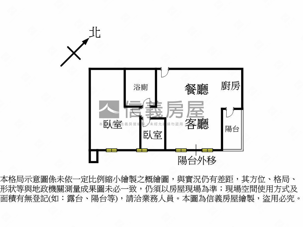 【遠揚加州】稀有高樓兩房房屋室內格局與周邊環境