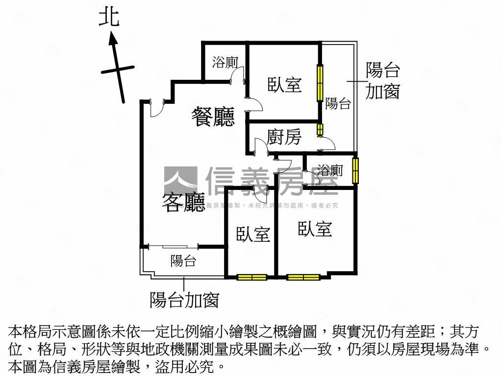 景安雙捷運～三房車位房屋室內格局與周邊環境