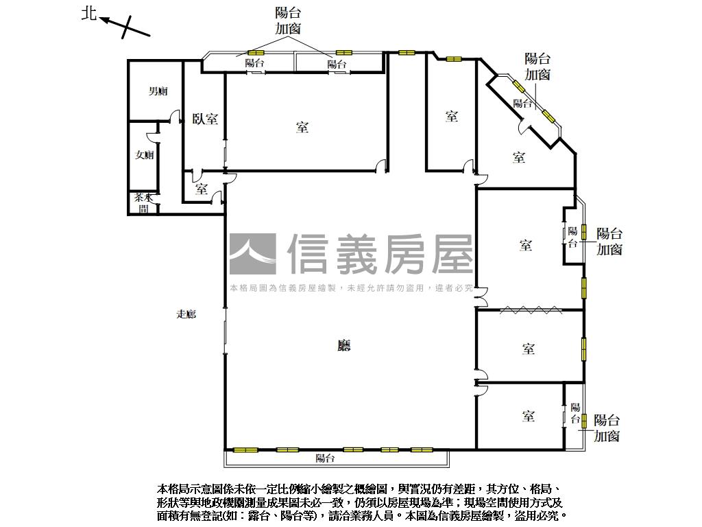 正民權路百坪商辦大樓房屋室內格局與周邊環境