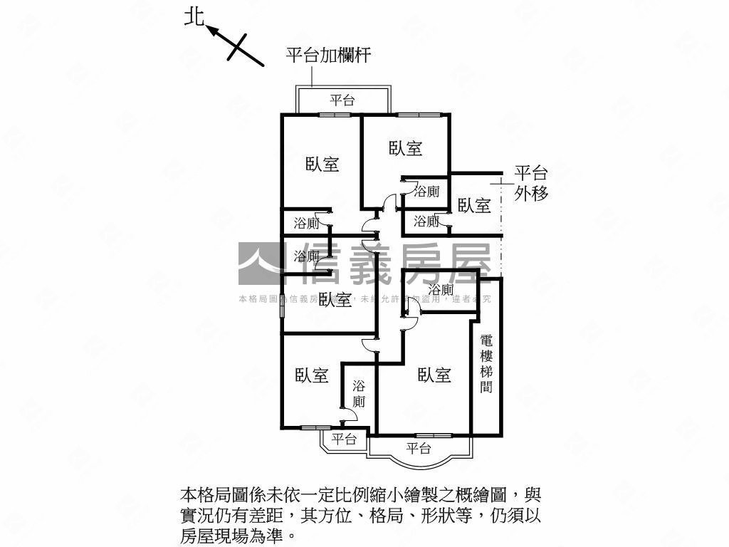 北醫面公園好空間一樓房屋室內格局與周邊環境