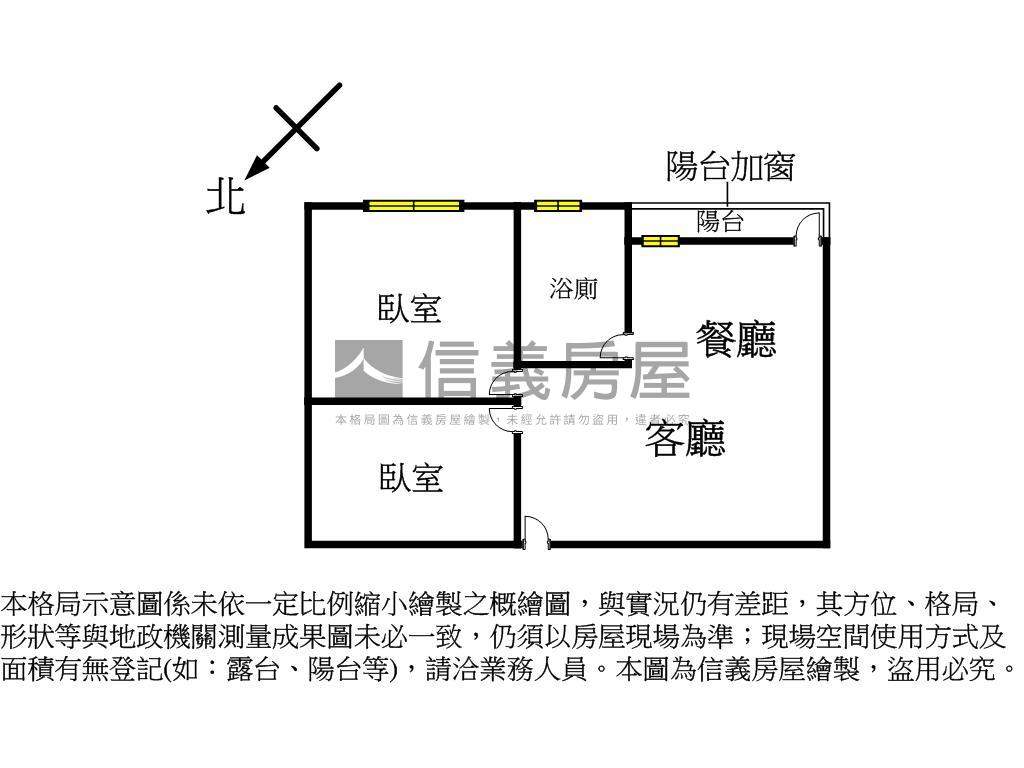 楠梓溫馨成家採光大２房房屋室內格局與周邊環境