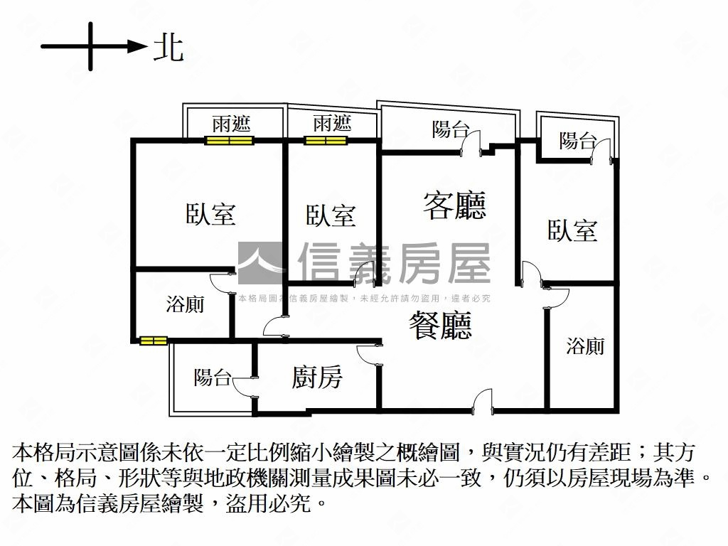 昕樂章‧國賓三房車位房屋室內格局與周邊環境