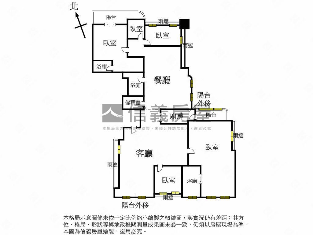 希望之河高樓景觀大戶房屋室內格局與周邊環境