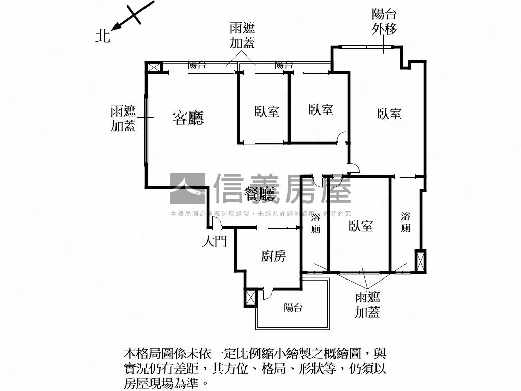 台大書香龍門金華泰極四房房屋室內格局與周邊環境