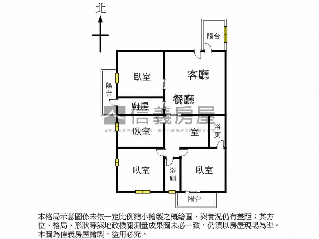 大里鬧區優質四房房屋室內格局與周邊環境