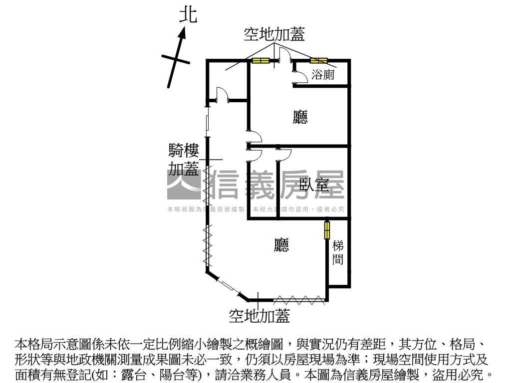 芝山捷運住辦一樓房屋室內格局與周邊環境