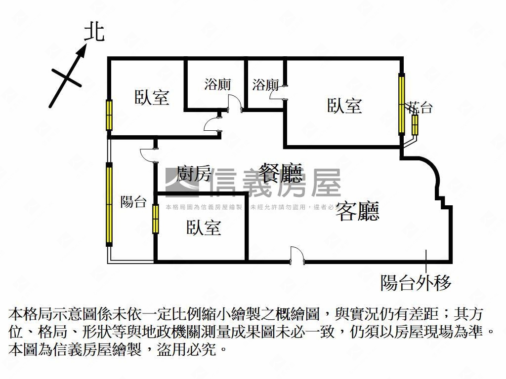 楠梓面公園超值採光美三房房屋室內格局與周邊環境