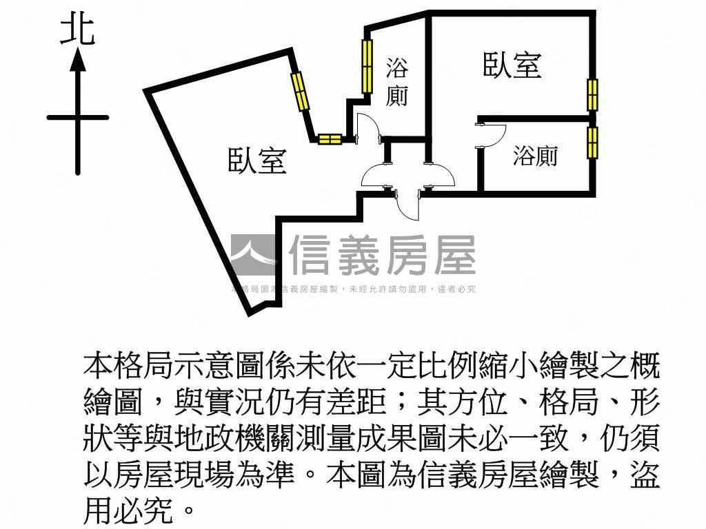 富鼎雅居稀有雙套房物件房屋室內格局與周邊環境