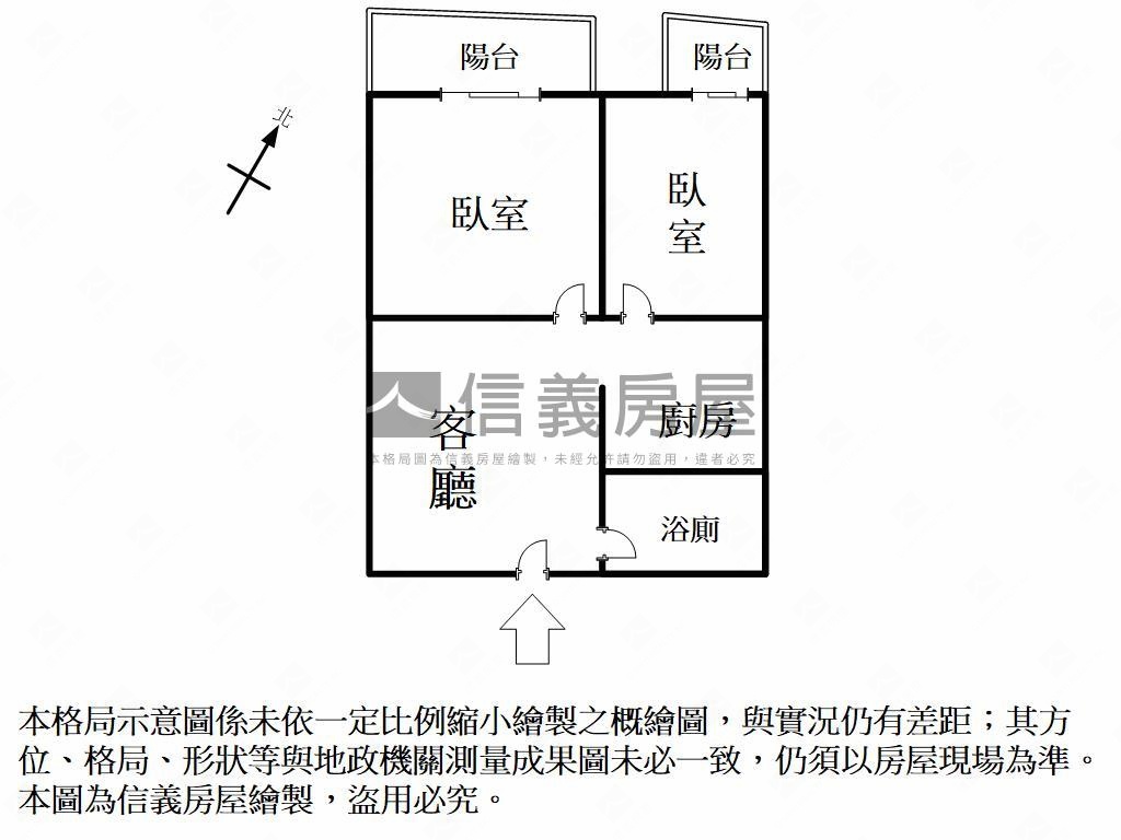 中央公園雙捷運香榭美２房房屋室內格局與周邊環境