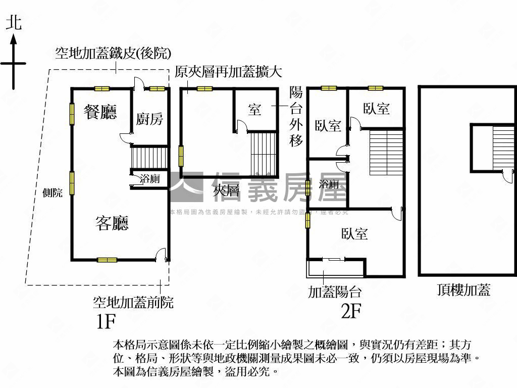 近公園六米面寬邊間透天房屋室內格局與周邊環境