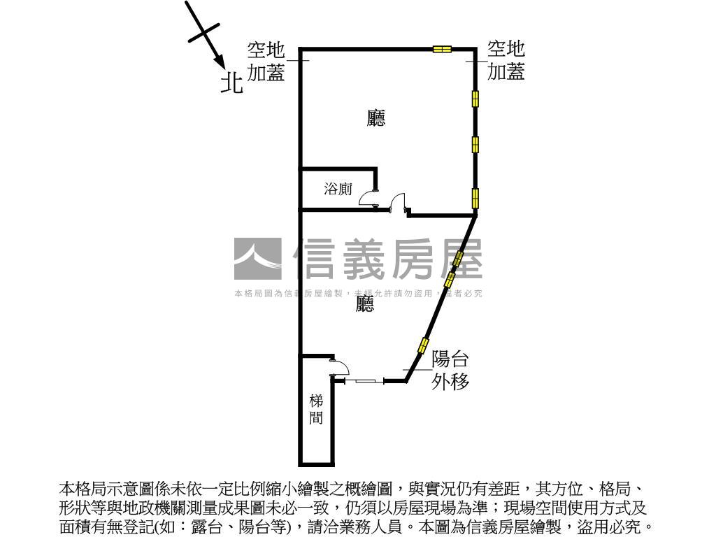 英專路角間金店面房屋室內格局與周邊環境