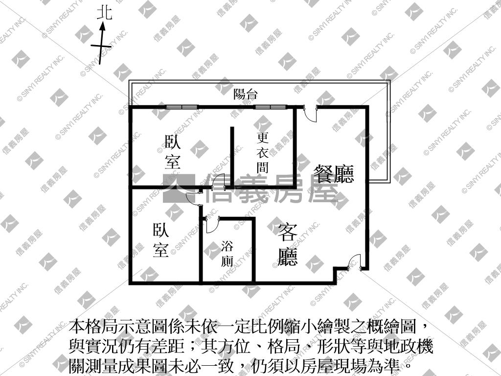 近成大明亮收租寓房屋室內格局與周邊環境