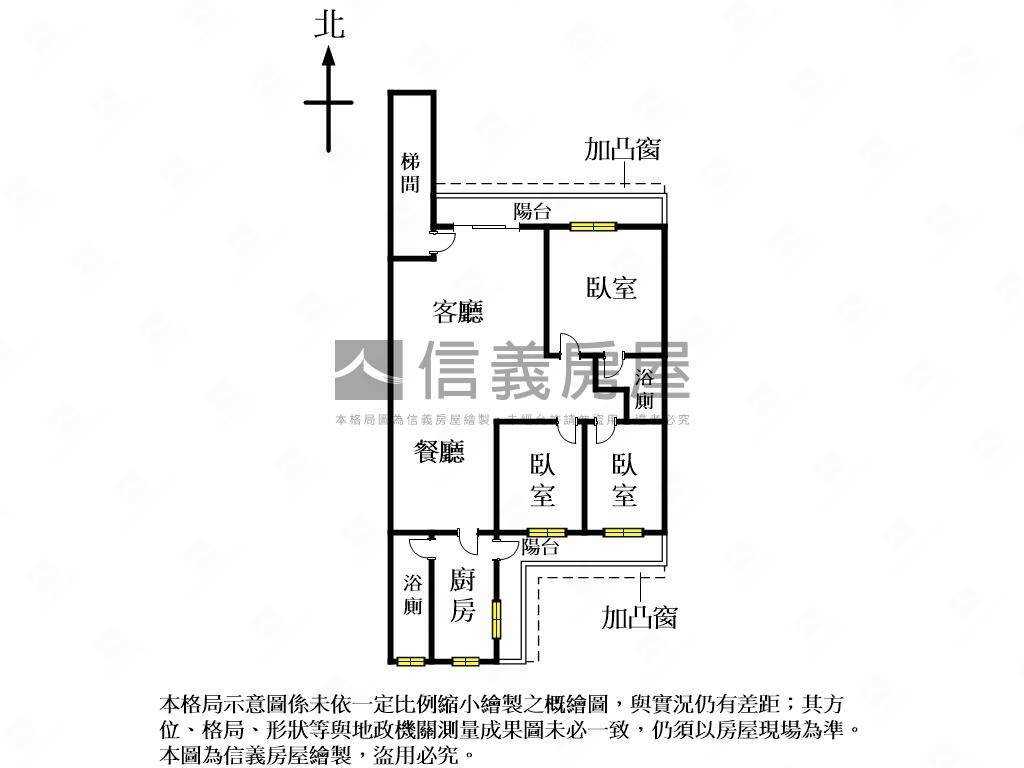 聯合新村稀有三房美寓房屋室內格局與周邊環境