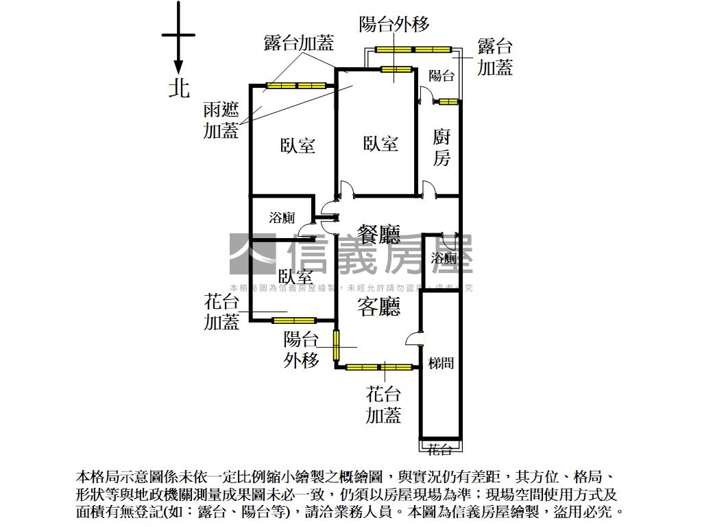 天母士東電梯３房車位房屋室內格局與周邊環境