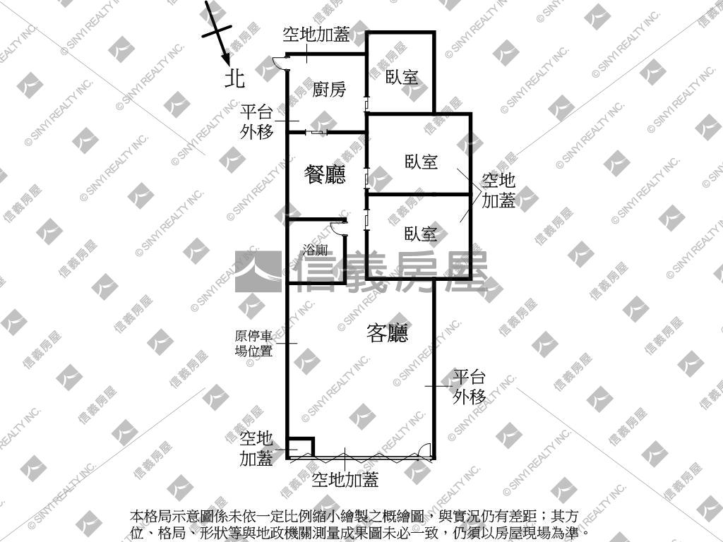 辛亥興隆優選面寬一樓房屋室內格局與周邊環境