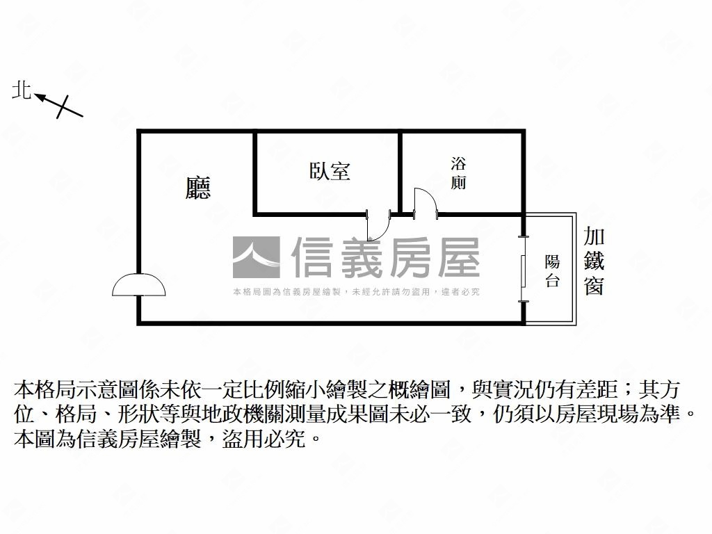 長北街套房房屋室內格局與周邊環境