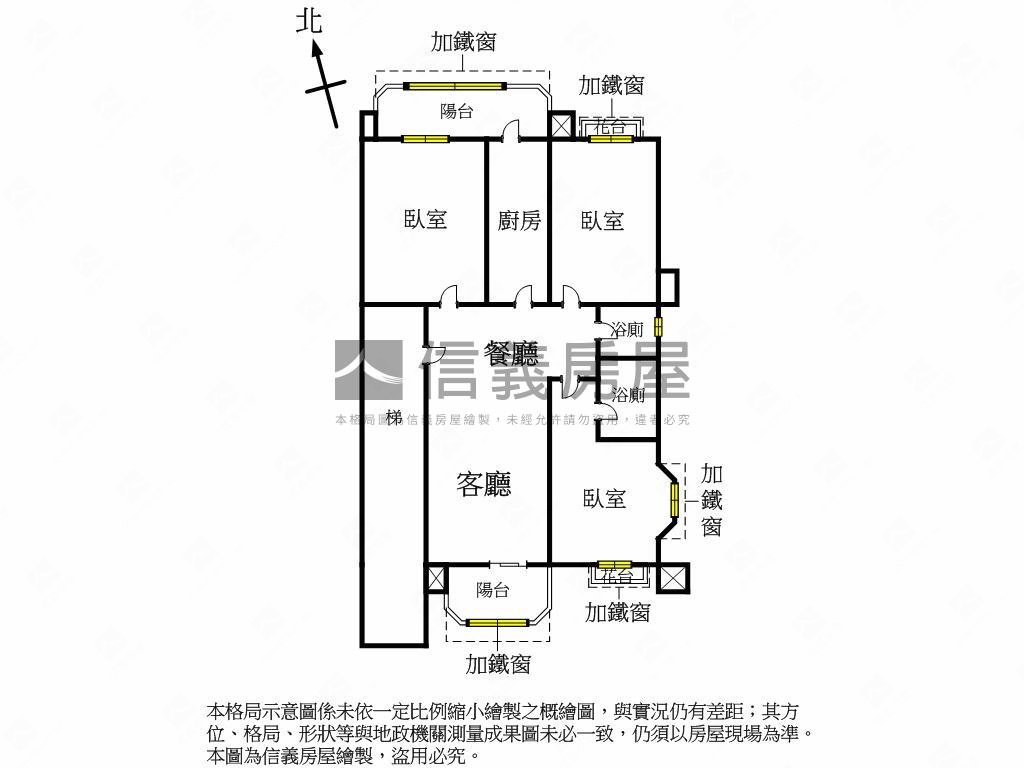 軍翰大帝三房房屋室內格局與周邊環境