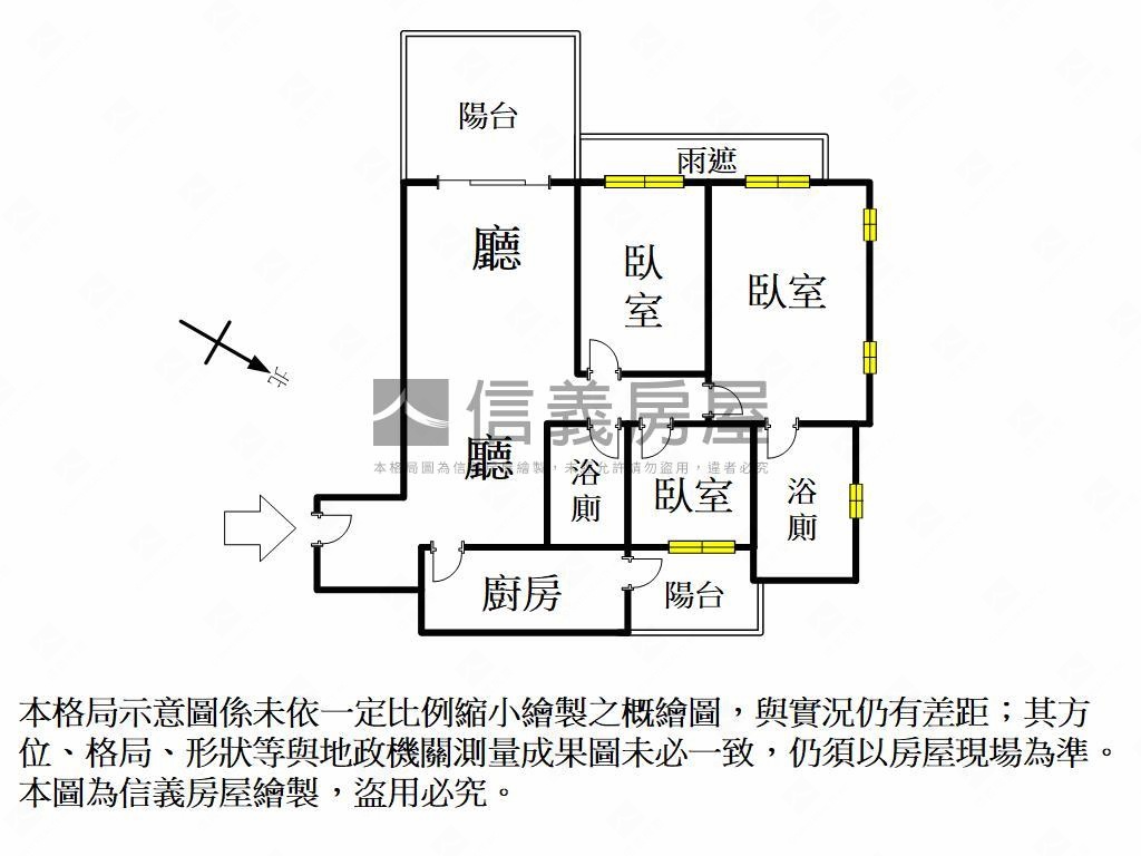 專．御上園雙捷運三房平車房屋室內格局與周邊環境