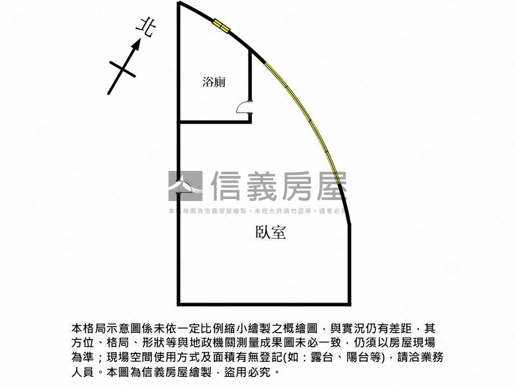 收租置產採光套房房屋室內格局與周邊環境